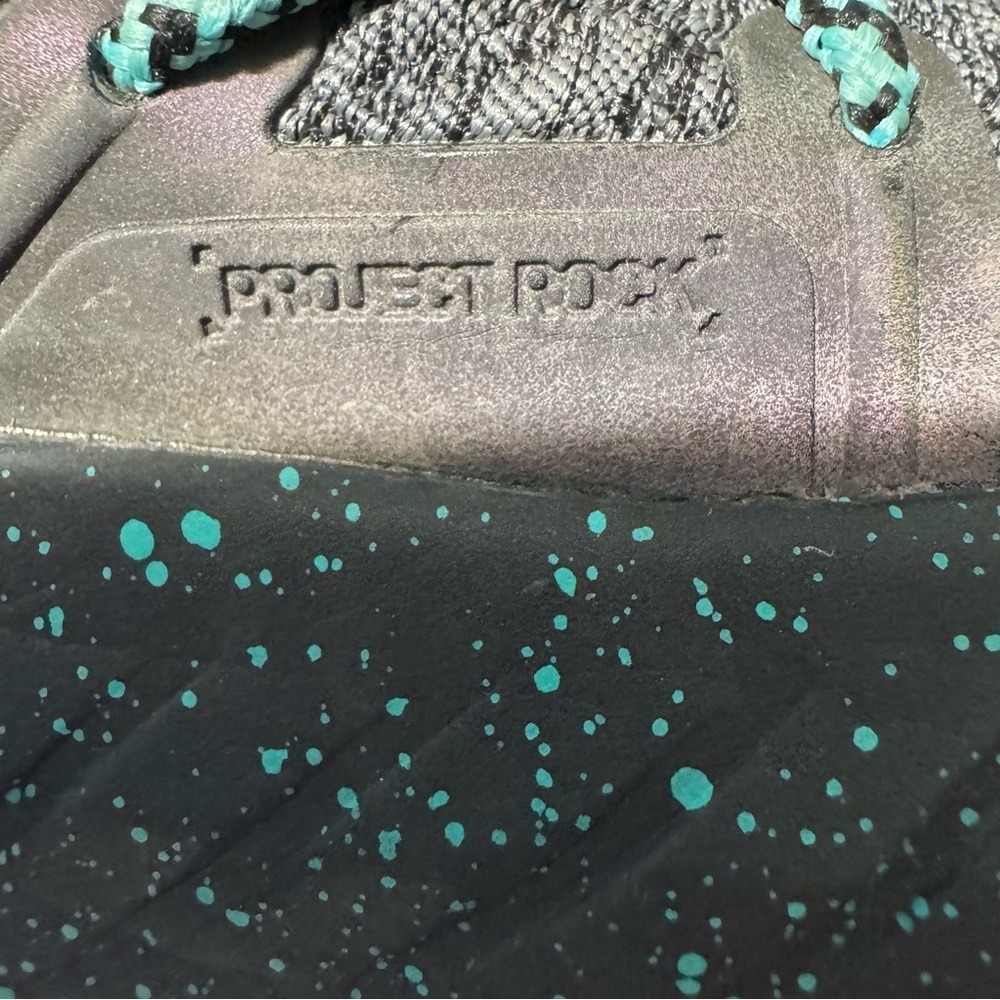 Under Armour Project Rock 6 HOVR Training Shoes – Black Neptune – 8 - Picture 11 of 15